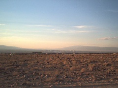 Somewhere way the hell down there is Vegas.