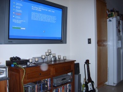 Installing XP on Sarah's new Athlon64 box and 50" plasma